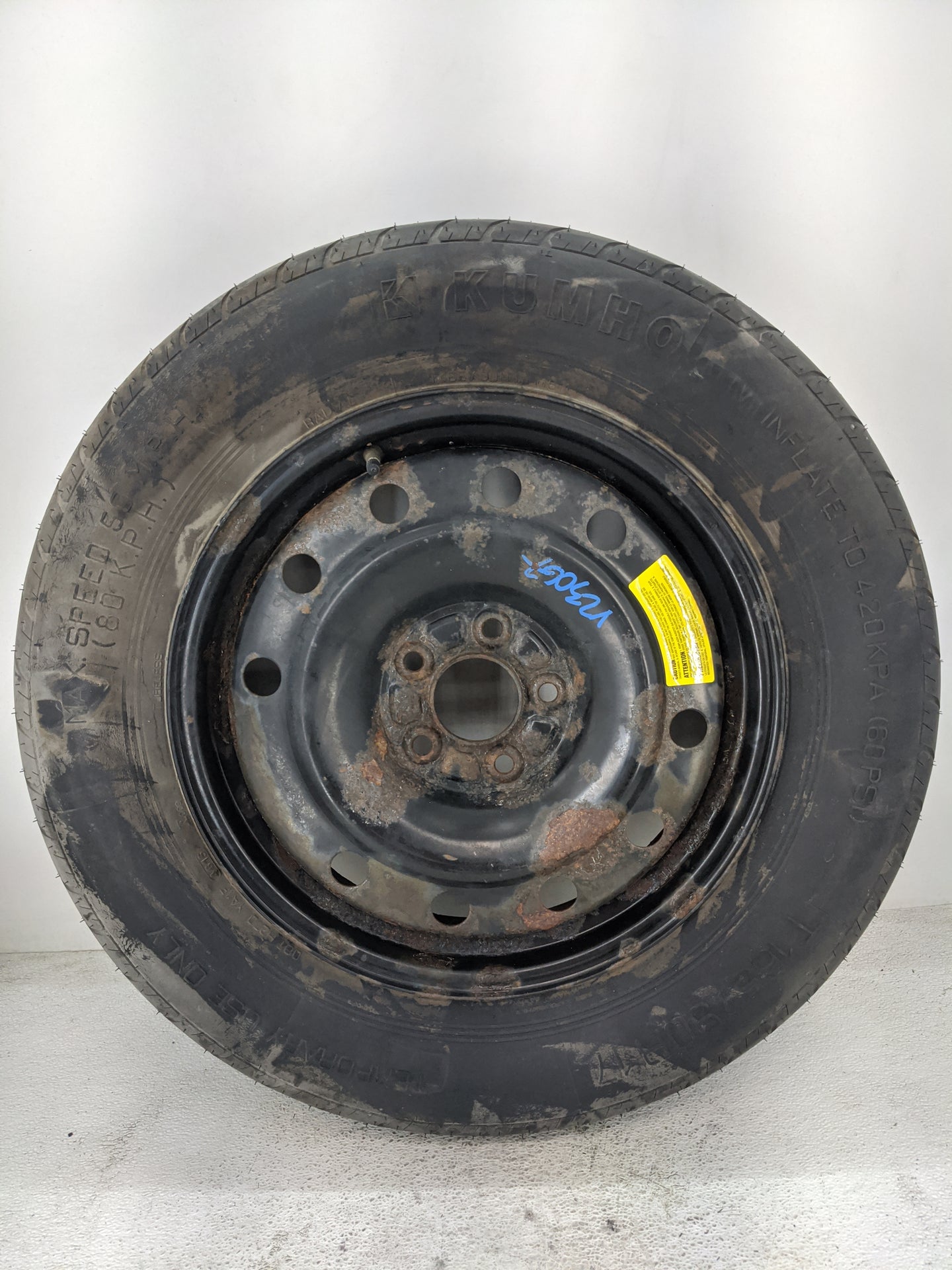 2011-2020 Kia Sorento Spare Donut Tire Wheel Rim Oem - Oemusedautoparts1.com