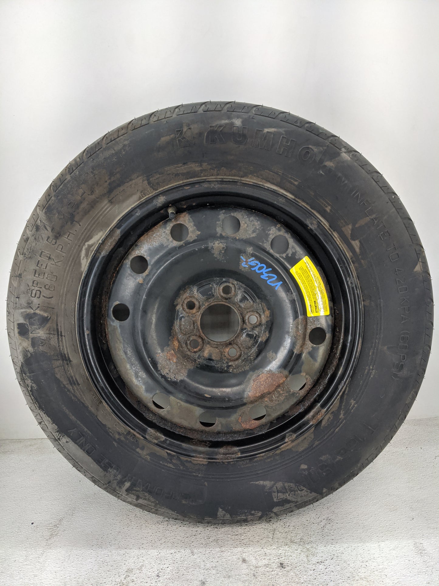 2011-2020 Kia Sorento Spare Donut Tire Wheel Rim Oem - Oemusedautoparts1.com