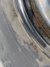 2011-2020 Kia Sorento Spare Donut Tire Wheel Rim Oem - Oemusedautoparts1.com