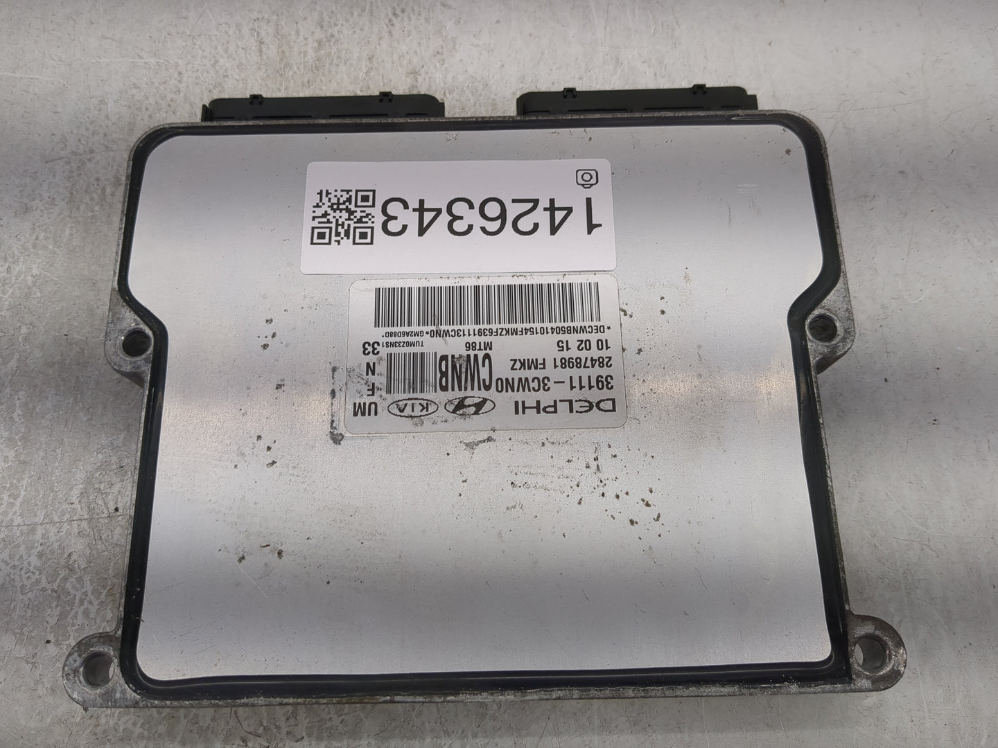 2016-2018 Kia Sorento PCM Engine Control Computer ECU ECM PCU OEM P/N:28478981 39111-3CWN0 Fits Fits 2016 2017 2018 OEM Used