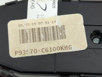 2016-2018 Kia Sorento Master Power Window Switch Replacement Driver Side Left Fits Fits 2016 2017 2018 OEM Used Auto Parts -