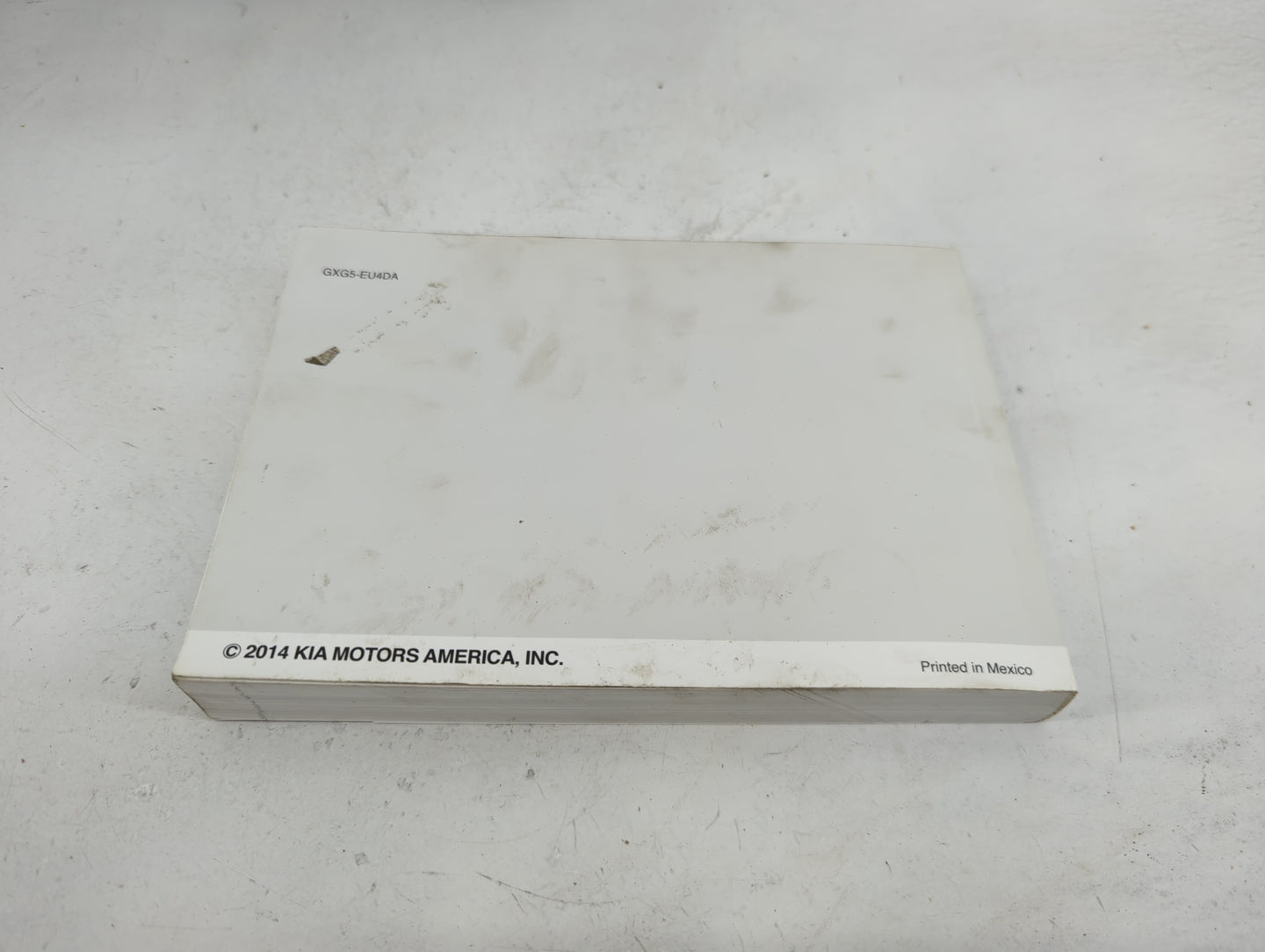 2016 Kia Sorento Owners Manual Book Guide P/N:GXG5-EU4DA OEM Used Auto Parts - Oemusedautoparts1.com
