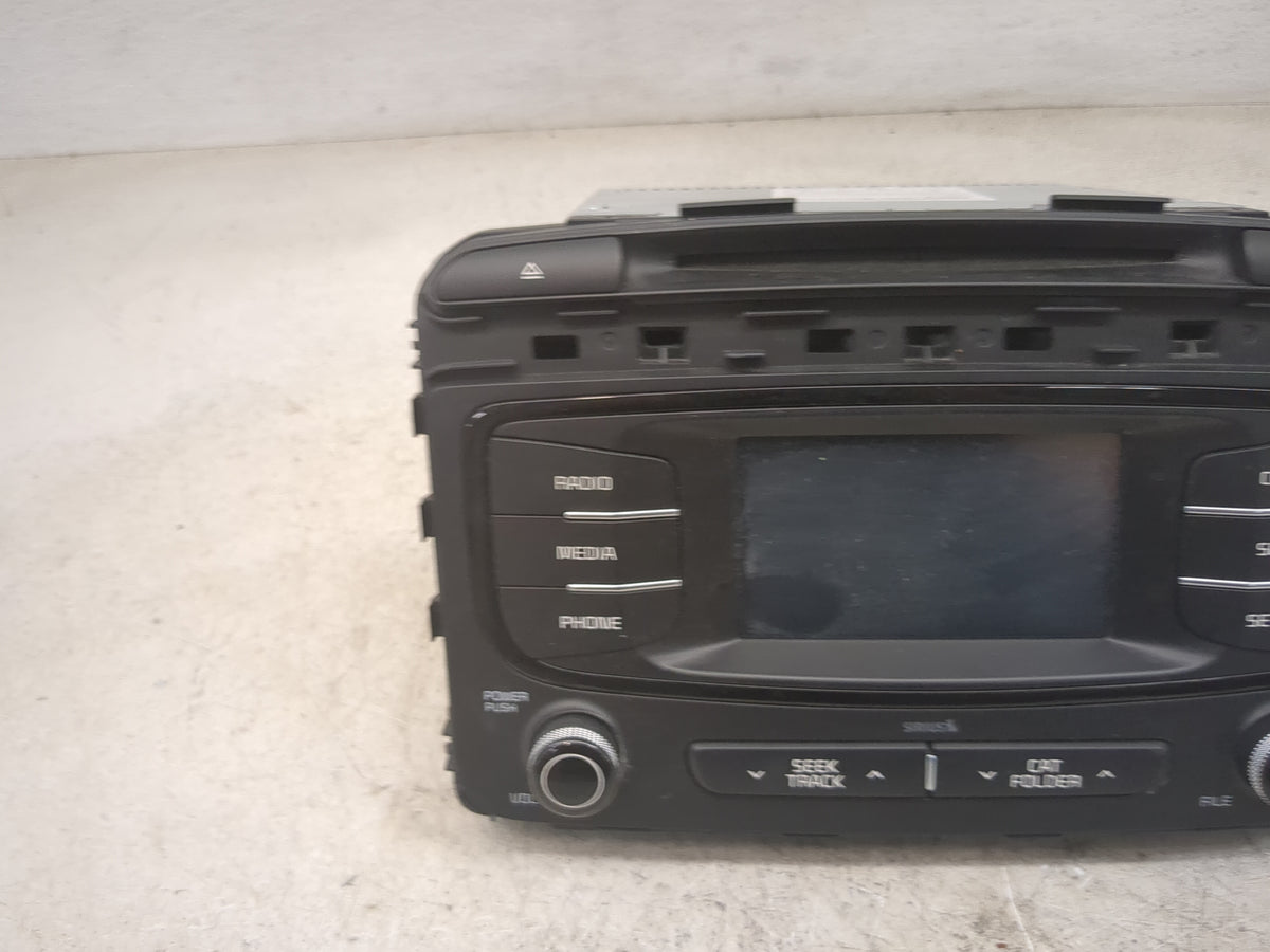2016 Kia Sorento Radio AM FM Cd Player Receiver Replacement P/N:96170C6100CA 61X4025 Fits OEM Used Auto Parts - Oemusedautop