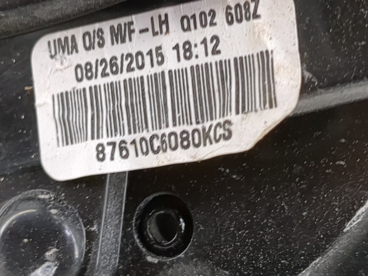 2016-2020 Kia Sorento Driver Side View Mirror - Left Door Mirror OEM Used - Oemusedautoparts1.com