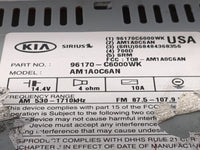 2016-2018 Kia Sorento Radio AM FM Cd Player Receiver Replacement P/N:96170C6000WK AM1A0C6AN Fits Fits 2016 2017 2018 OEM Use