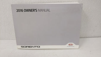 compare product 2016 Kia Sorento Owners Manual Book Guide OEM Used Auto Parts