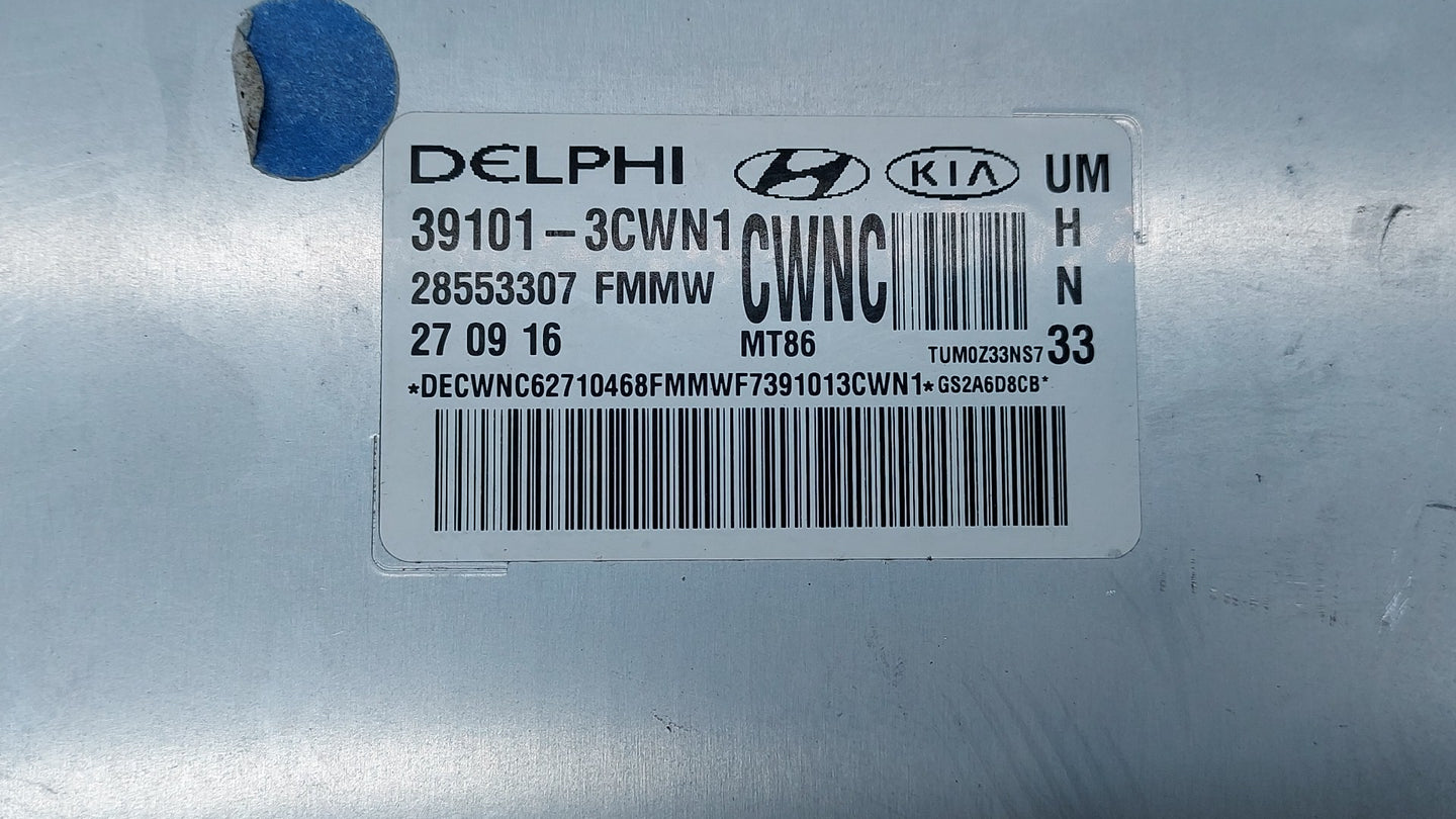 2016-2017 Kia Sorento PCM Engine Control Computer ECU ECM PCU OEM P/N:39101-3CWN0 39101-3CWN1 Fits Fits 2016 2017 OEM Used A