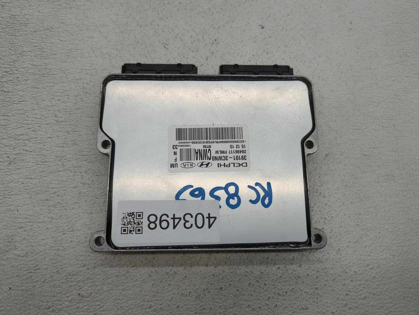 2016-2017 Kia Sorento PCM Engine Control Computer ECU ECM PCU OEM P/N:39101-3CWN0 39111-3CWN0, 39111-3CWN1 Fits Fits 2016 20
