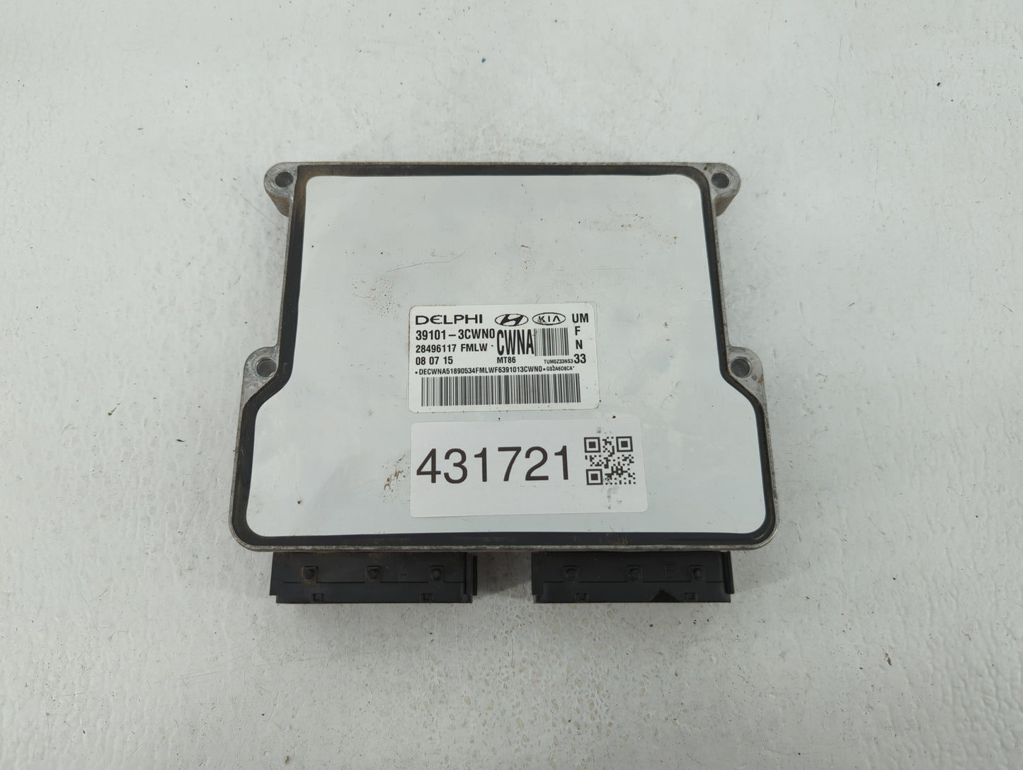 2016-2017 Kia Sorento PCM Engine Control Computer ECU ECM PCU OEM P/N:39101-3CWN0 39111-3CWN0, 39111-3CWN1 Fits Fits 2016 20