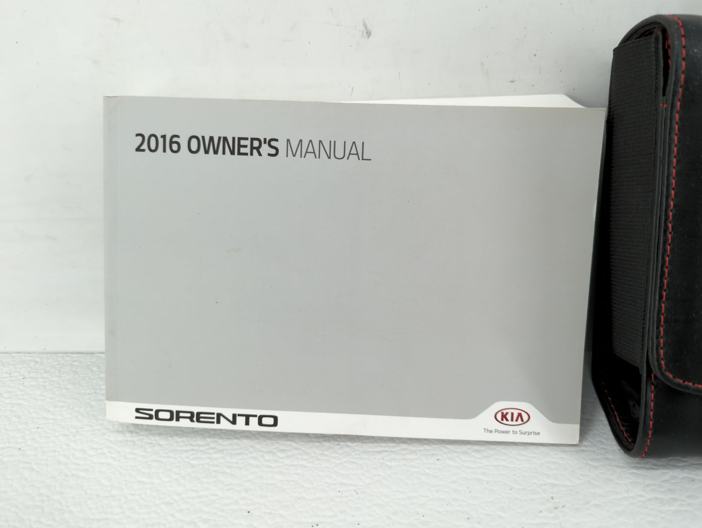 2016 Kia Sorento Owners Manual Book Guide OEM Used Auto Parts - Oemusedautoparts1.com