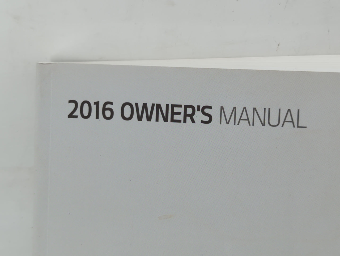 2016 Kia Sorento Owners Manual Book Guide OEM Used Auto Parts - Oemusedautoparts1.com