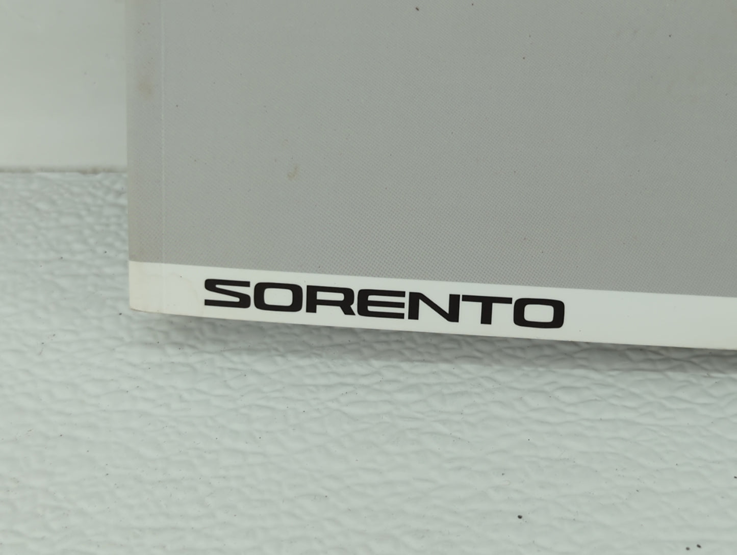2016 Kia Sorento Owners Manual Book Guide OEM Used Auto Parts - Oemusedautoparts1.com