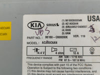 2016-2018 Kia Sorento Radio AM FM Cd Player Receiver Replacement P/N:96160-C6000WK Fits Fits 2016 2017 2018 OEM Used Auto Pa