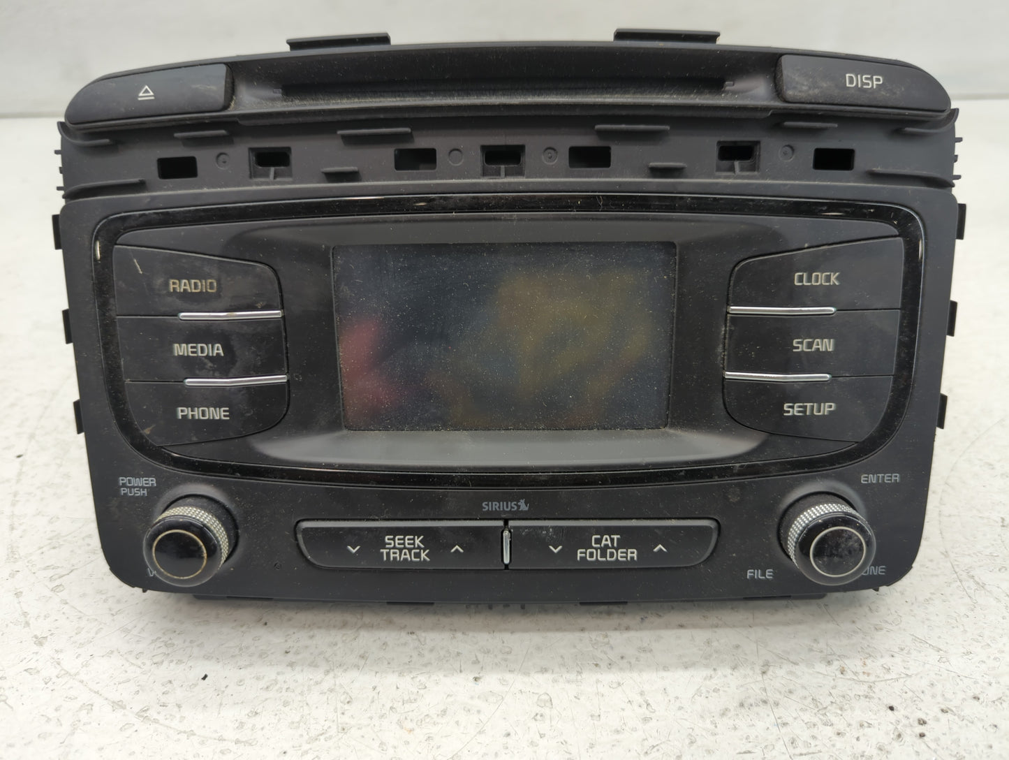 2016-2018 Kia Sorento Radio AM FM Cd Player Receiver Replacement P/N:96180-C6000WK Fits Fits 2016 2017 2018 OEM Used Auto Pa