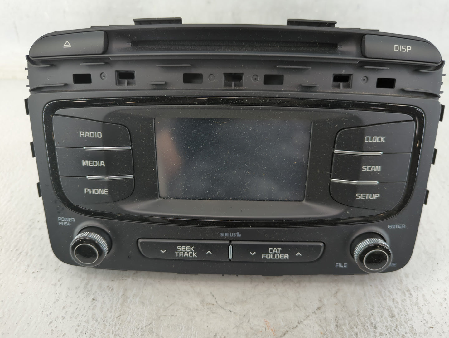 2016-2018 Kia Sorento Radio AM FM Cd Player Receiver Replacement P/N:96180-C6000WK Fits Fits 2016 2017 2018 OEM Used Auto Pa