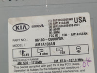 2016-2018 Kia Sorento Radio AM FM Cd Player Receiver Replacement P/N:96180-C6000WK Fits Fits 2016 2017 2018 OEM Used Auto Pa
