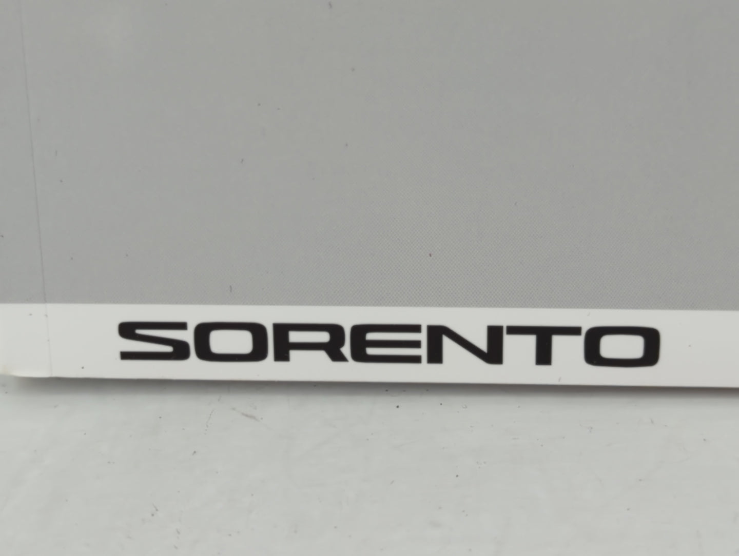 2016 Kia Sorento Owners Manual Book Guide P/N:GX55-EU54D OEM Used Auto Parts - Oemusedautoparts1.com