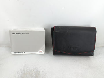 2016 Kia Sorento Owners Manual Book Guide P/N:GXG5-EU5OH OEM Used Auto Parts - Oemusedautoparts1.com