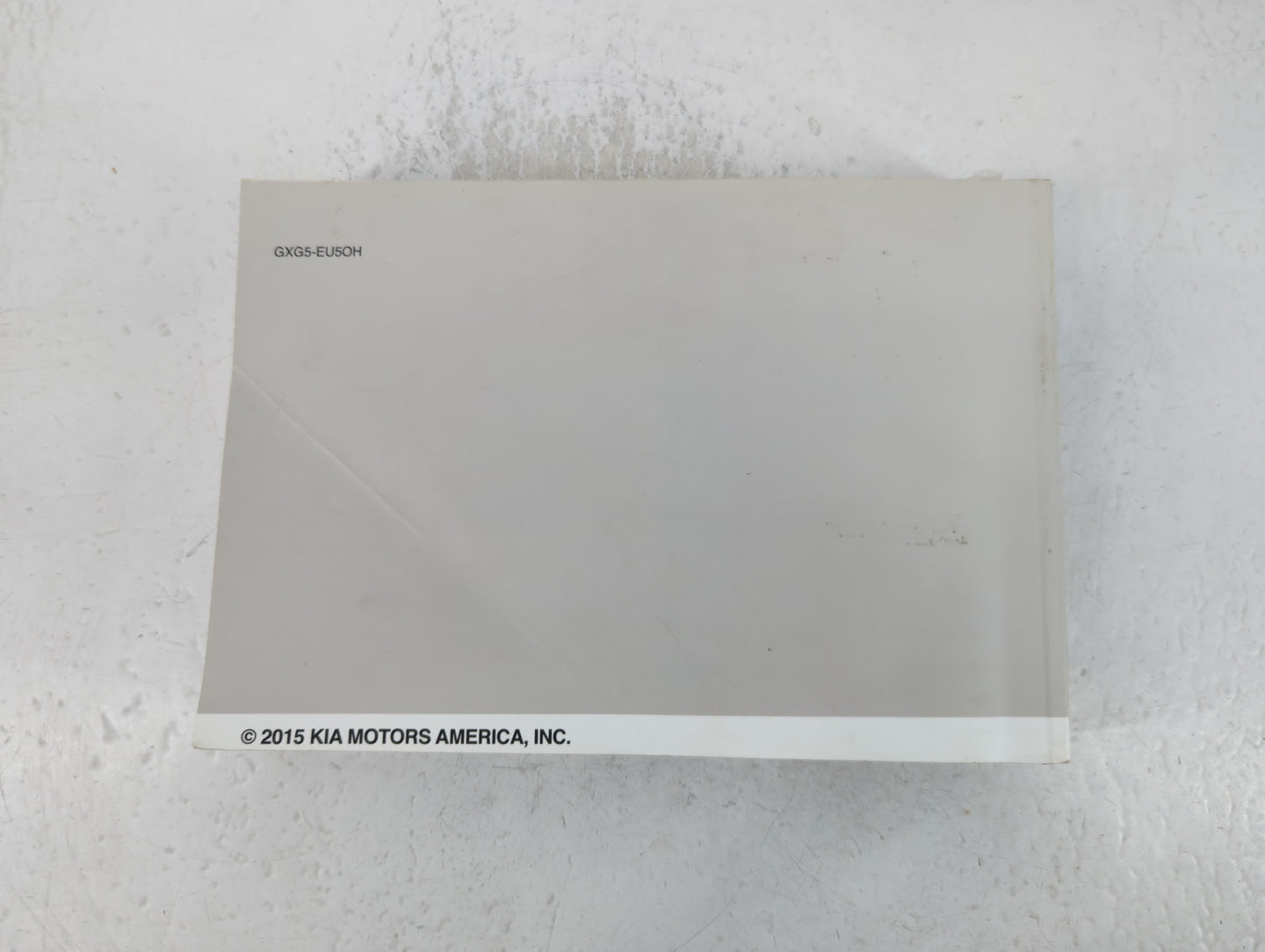 2016 Kia Sorento Owners Manual Book Guide P/N:GXG5-EU5OH OEM Used Auto Parts - Oemusedautoparts1.com