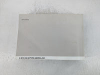 2016 Kia Sorento Owners Manual Book Guide P/N:GXG5-EU5OH OEM Used Auto Parts - Oemusedautoparts1.com