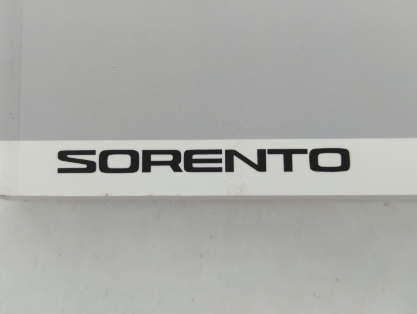 2016 Kia Sorento Owners Manual Book Guide P/N:GXG1-EC59FE OEM Used Auto Parts - Oemusedautoparts1.com