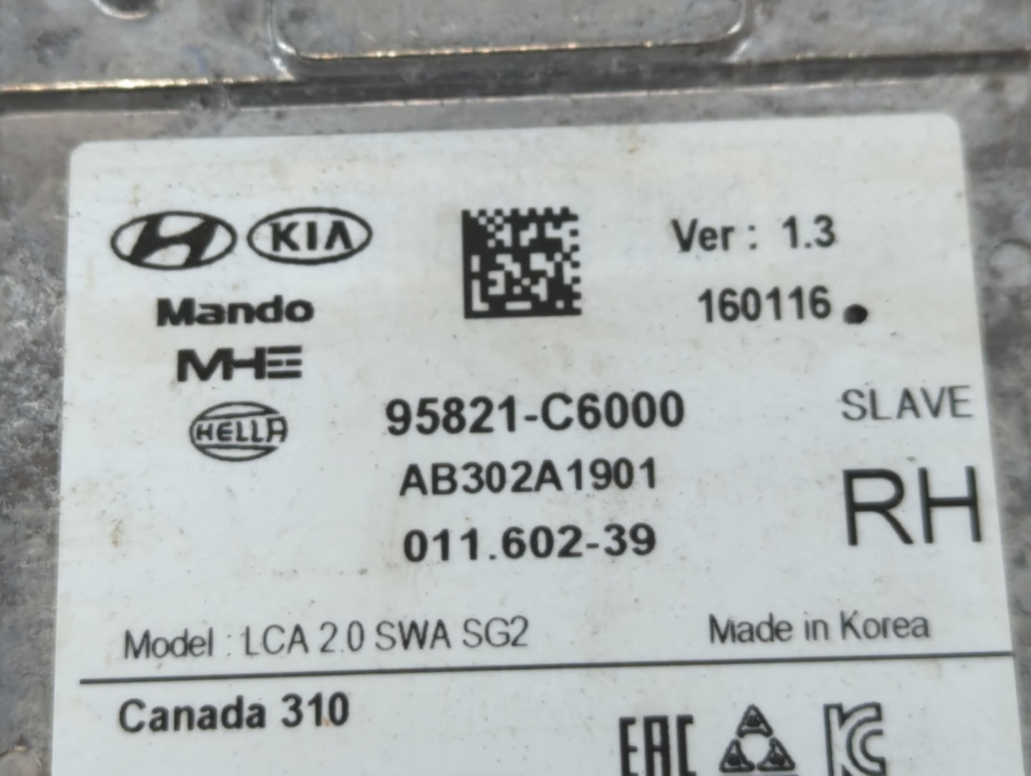 2016-2016 Kia Sorento Back Up Sensor Backup Camera - Oemusedautoparts1.com