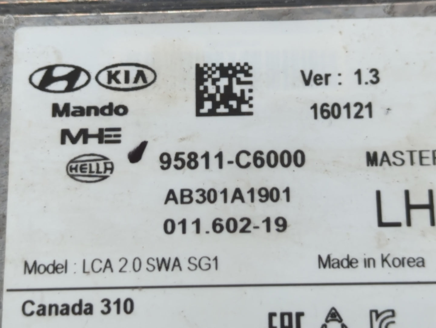 2016-2016 Kia Sorento Back Up Sensor Backup Camera - Oemusedautoparts1.com