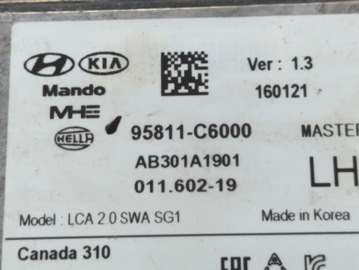 2016-2016 Kia Sorento Back Up Sensor Backup Camera - Oemusedautoparts1.com