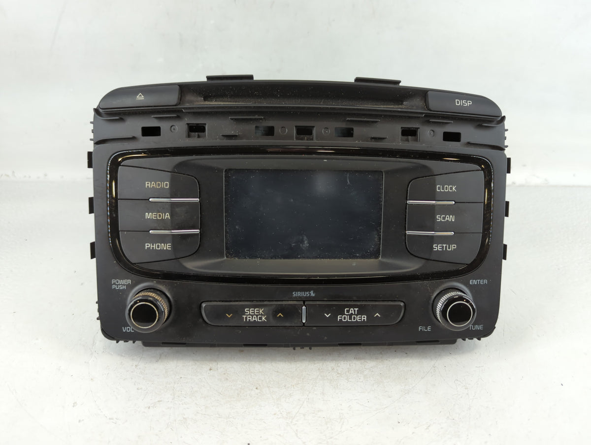 2016-2018 Kia Sorento Am Fm Cd Player Radio Receiver 729855 - Oemusedautoparts1.com