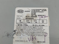 2016-2018 Kia Sorento Radio AM FM Cd Player Receiver Replacement P/N:96170-C6000WK Fits Fits 2016 2017 2018 OEM Used Auto Pa