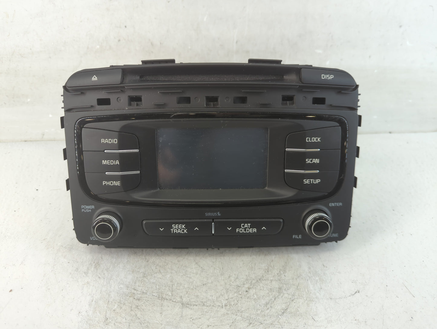2016-2018 Kia Sorento Radio AM FM Cd Player Receiver Replacement P/N:96180-C6000WK Fits Fits 2016 2017 2018 OEM Used Auto Pa