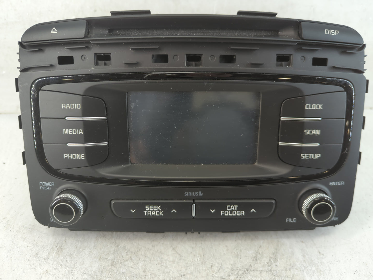2016-2018 Kia Sorento Radio AM FM Cd Player Receiver Replacement P/N:96180-C6000WK Fits Fits 2016 2017 2018 OEM Used Auto Pa