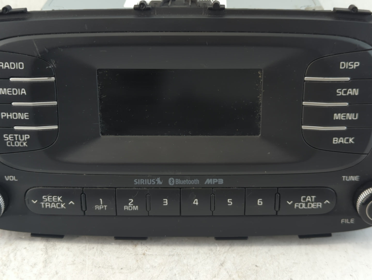 2014-2016 Kia Soul Radio AM FM Cd Player Receiver Replacement P/N:96170-B2090CA Fits Fits 2014 2015 2016 OEM Used Auto Parts