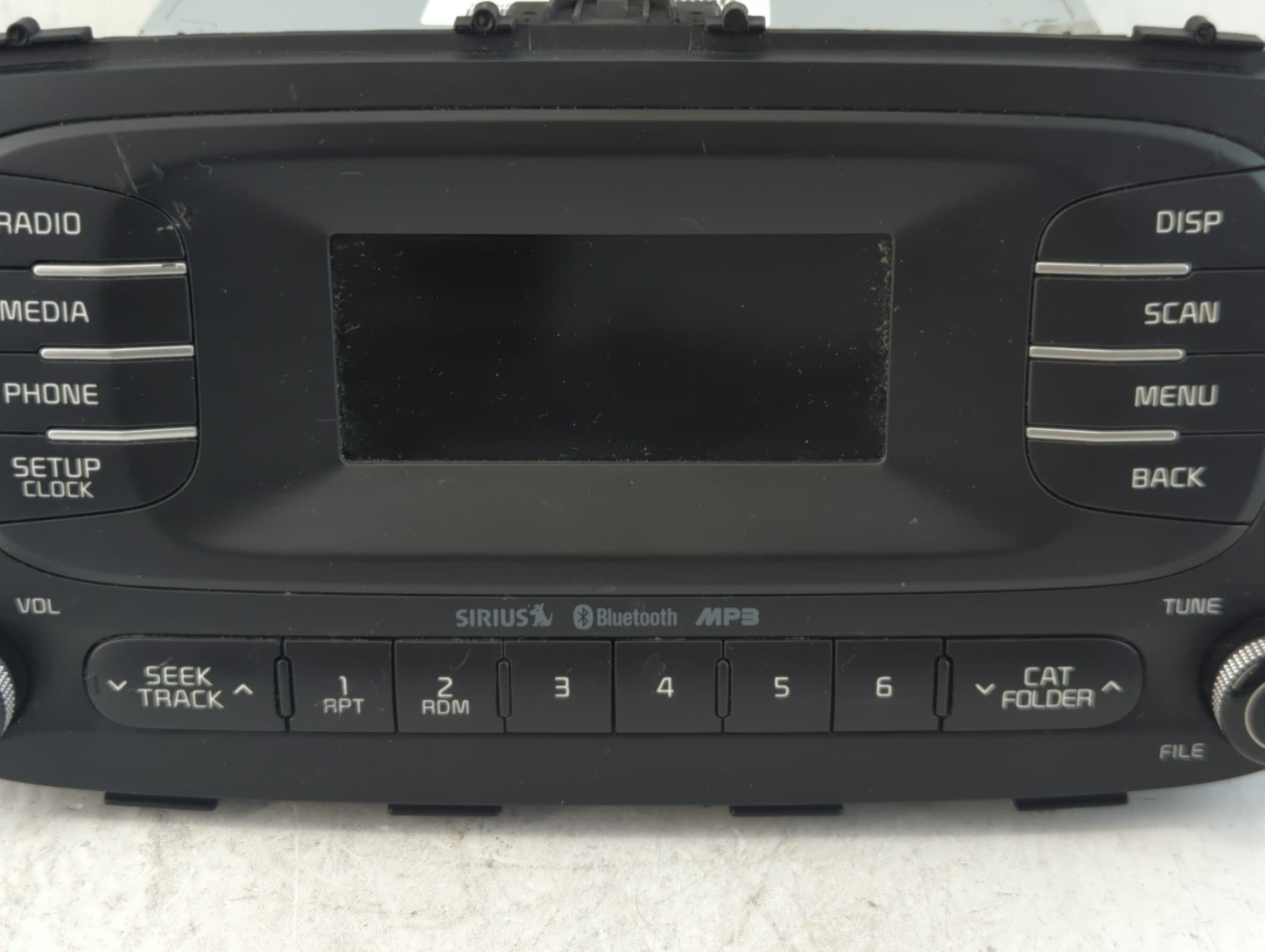 2014-2016 Kia Soul Radio AM FM Cd Player Receiver Replacement P/N:96170-B2090CA Fits Fits 2014 2015 2016 OEM Used Auto Parts