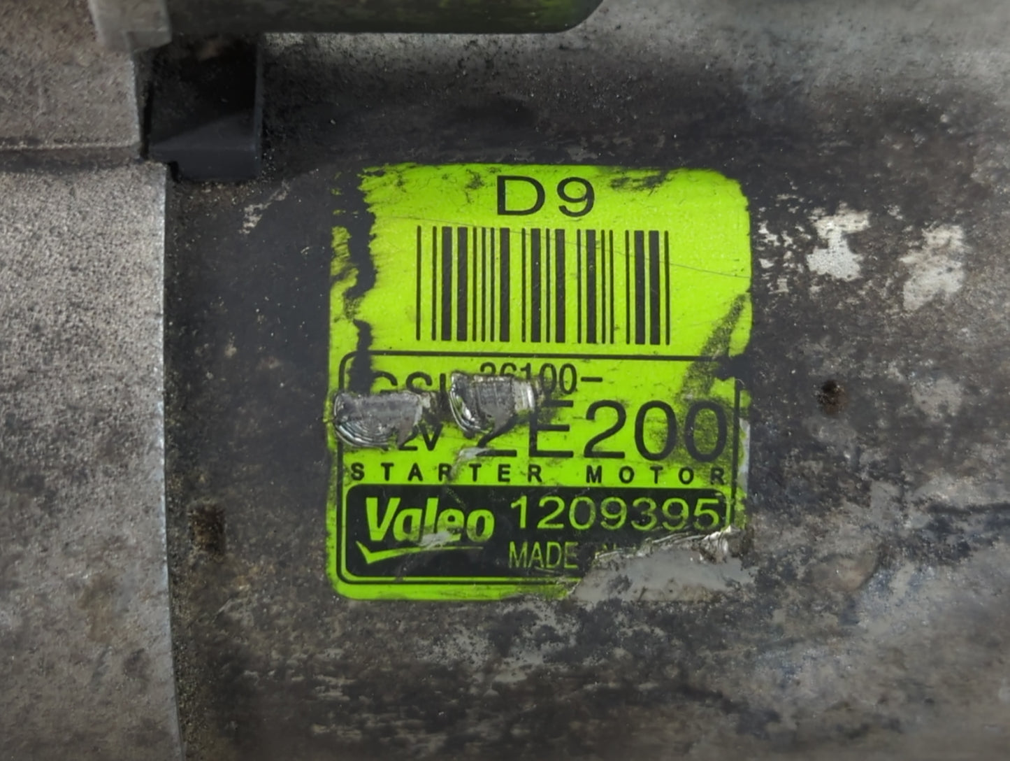 2012-2016 Kia Soul Car Starter Motor Solenoid OEM P/N:1209395 36100-2E200 Fits Fits 2012 2013 2014 2015 2016 OEM Used Auto P