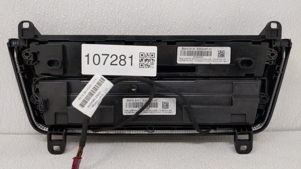 2014-2016 Kia Soul Radio Control Panel 107281 - Oemusedautoparts1.com