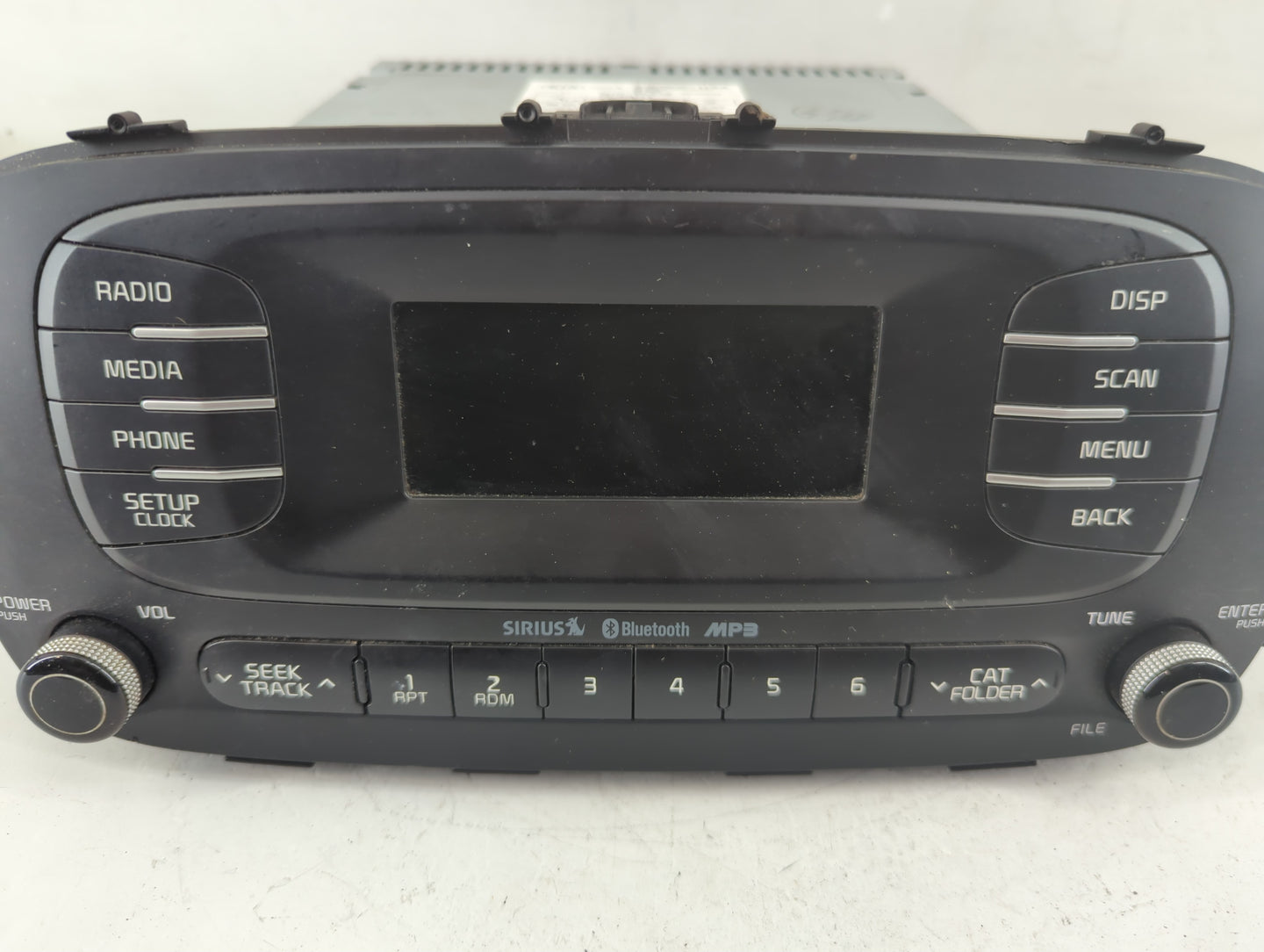 2014-2016 Kia Soul Radio AM FM Cd Player Receiver Replacement P/N:96170-B2090CA Fits Fits 2014 2015 2016 OEM Used Auto Parts
