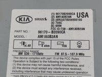 2014-2016 Kia Soul Radio AM FM Cd Player Receiver Replacement P/N:96170-B2090CA Fits Fits 2014 2015 2016 OEM Used Auto Parts