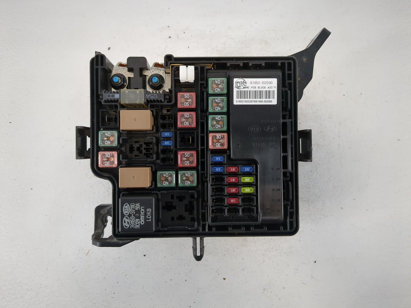 2016 Kia Soul Fusebox Fuse Box Panel Relay Module P/N:91950-B2090 91950-B2280 Fits OEM Used Auto Parts - Oemusedautoparts1.c