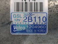 2014-2019 Kia Soul Car Starter Motor Solenoid OEM P/N:36100-2B110 Fits Fits 2014 2015 2016 2017 2018 2019 OEM Used Auto Part