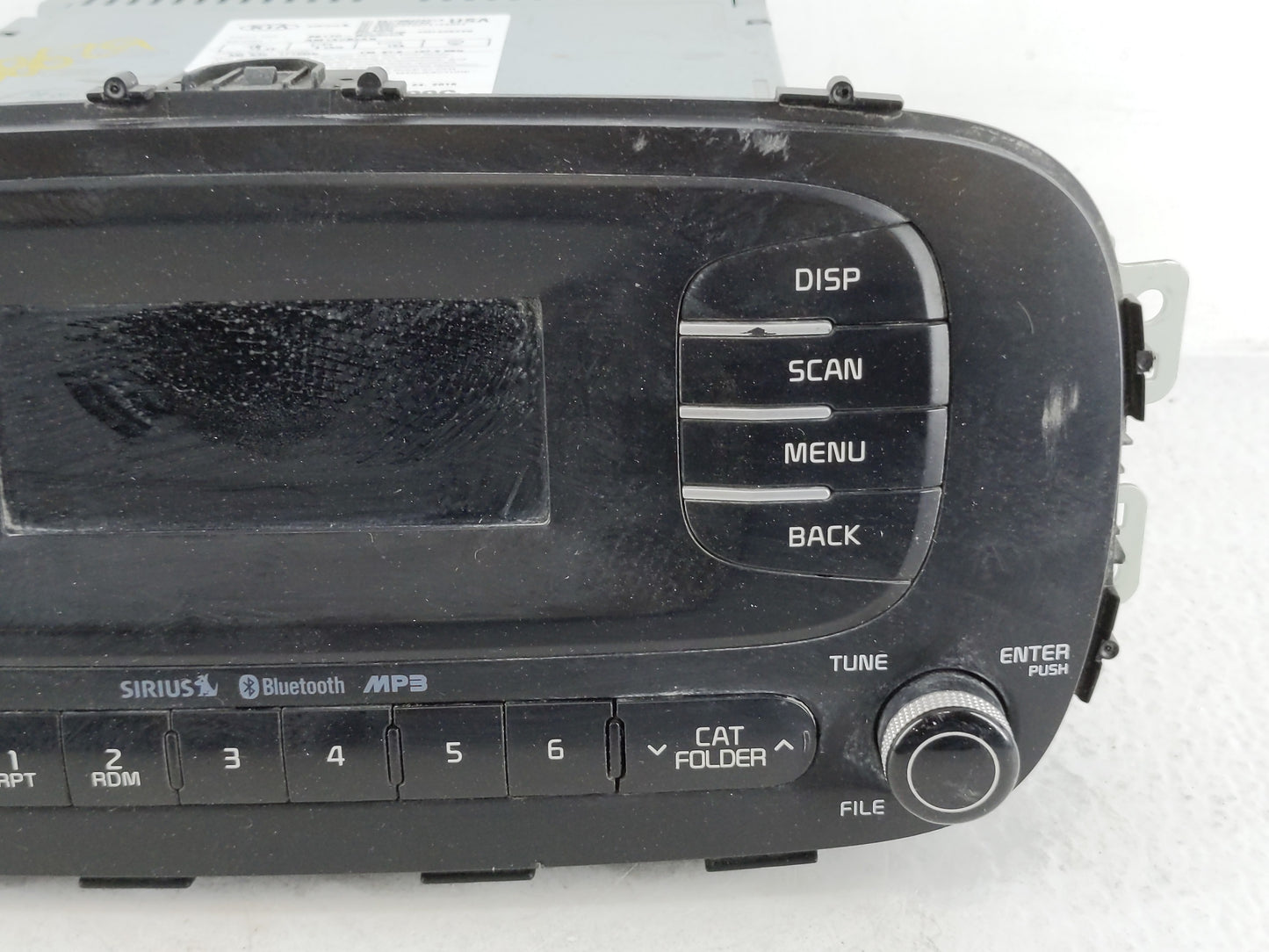 2014-2016 Kia Soul Radio AM FM Cd Player Receiver Replacement P/N:96170-B2090CA 96190-3Q001 Fits Fits 2014 2015 2016 OEM Use