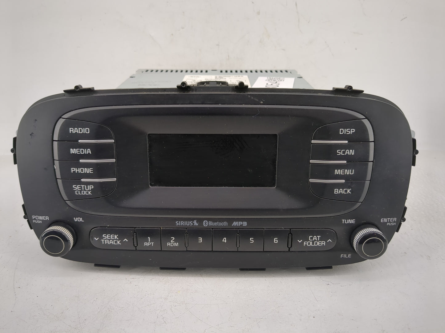 2014-2016 Kia Soul Radio AM FM Cd Player Receiver Replacement P/N:96170-B2090CA Fits Fits 2014 2015 2016 OEM Used Auto Parts