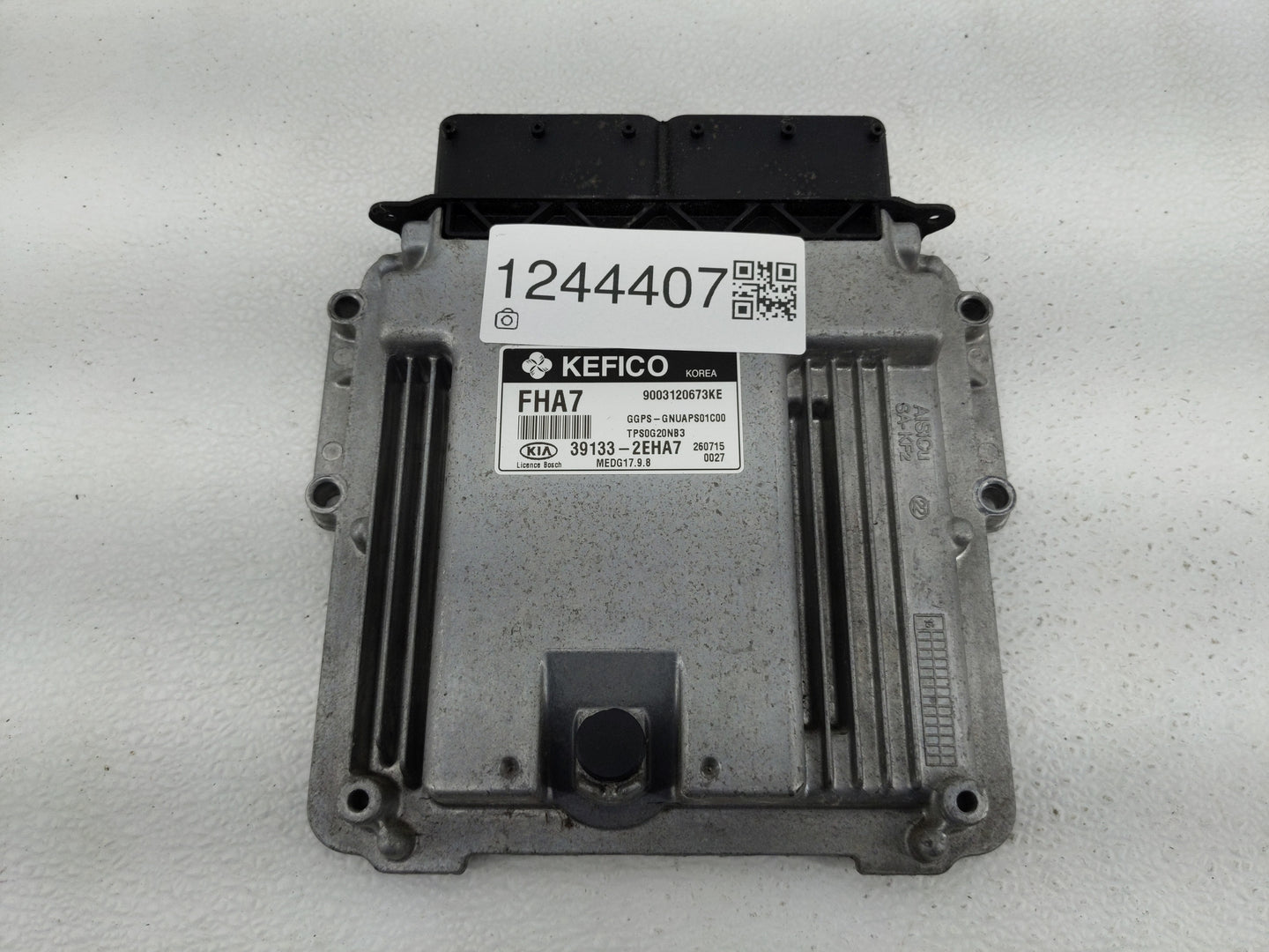 2016 Kia Soul PCM Engine Control Computer ECU ECM PCU OEM P/N:39133-2EHA7 Fits OEM Used Auto Parts - Oemusedautoparts1.com