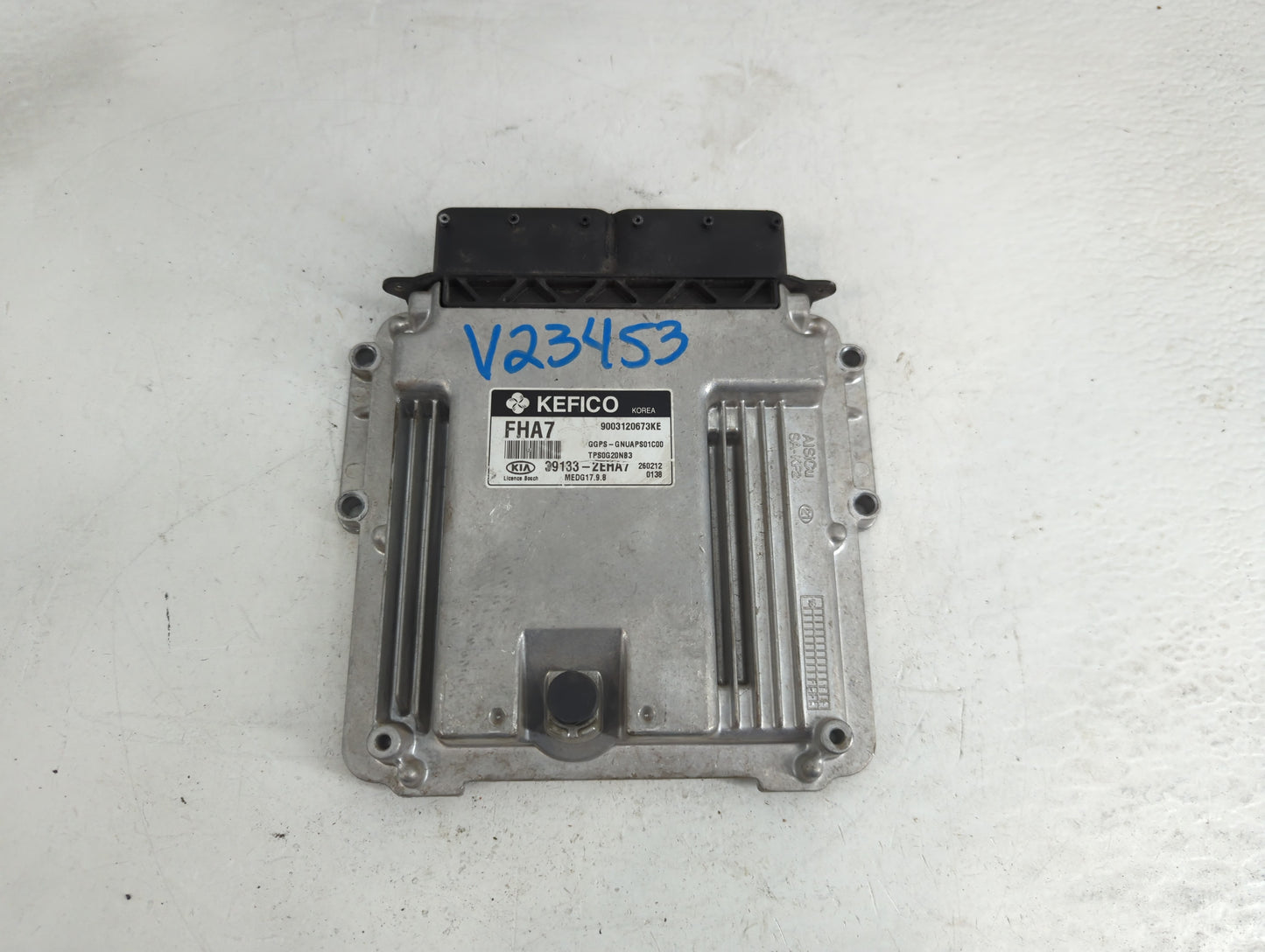 2016 Kia Soul PCM Engine Control Computer ECU ECM PCU OEM P/N:39133-2EHA7 Fits OEM Used Auto Parts - Oemusedautoparts1.com