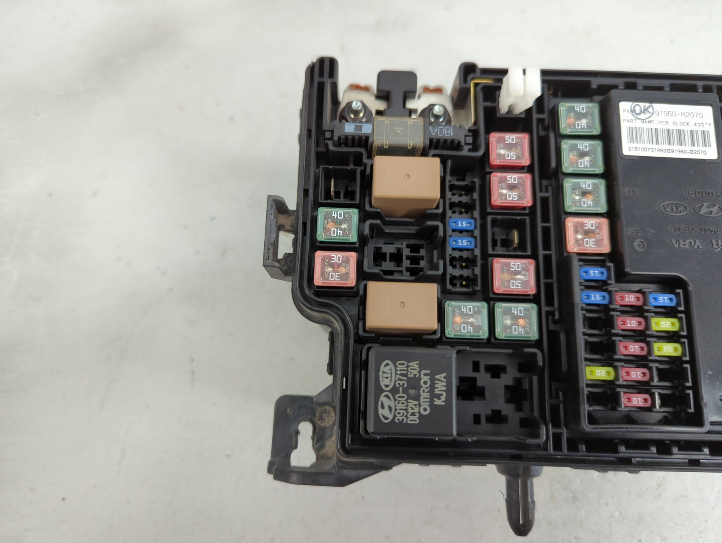2016 Kia Soul Fusebox Fuse Box Panel Relay Module P/N:91950-b2280 Fits OEM Used Auto Parts - Oemusedautoparts1.com