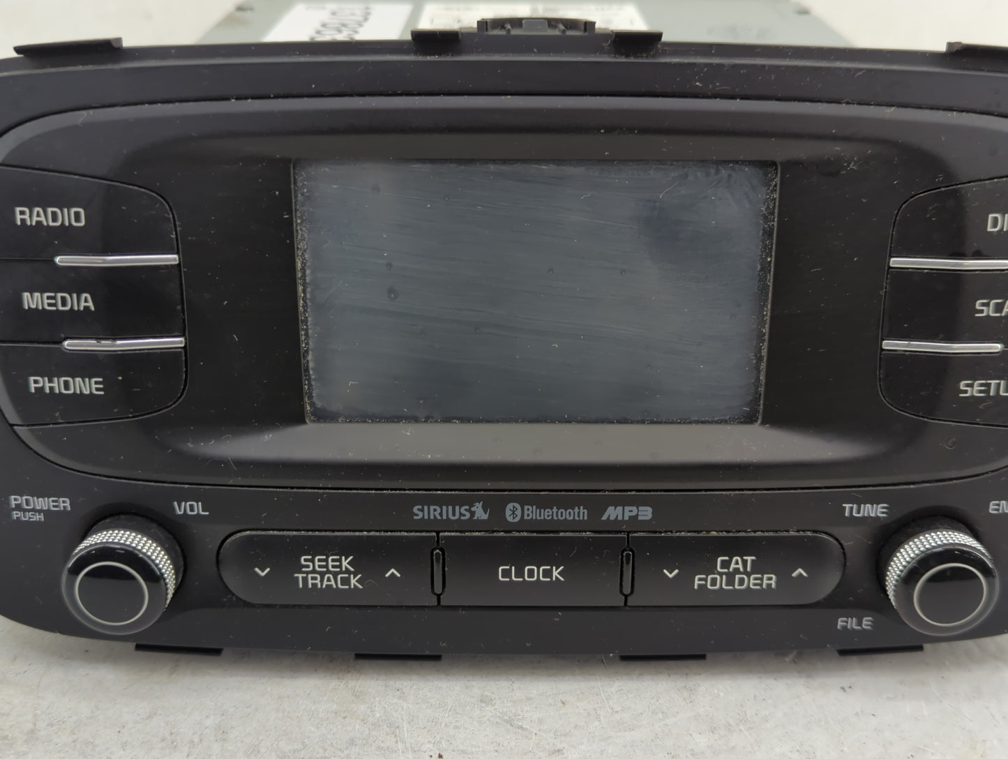 2014-2016 Kia Soul Radio AM FM Cd Player Receiver Replacement P/N:96180-B2200CA Fits Fits 2014 2015 2016 OEM Used Auto Parts