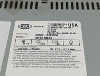 2014-2016 Kia Soul Radio AM FM Cd Player Receiver Replacement P/N:96180-B2200CA Fits Fits 2014 2015 2016 OEM Used Auto Parts