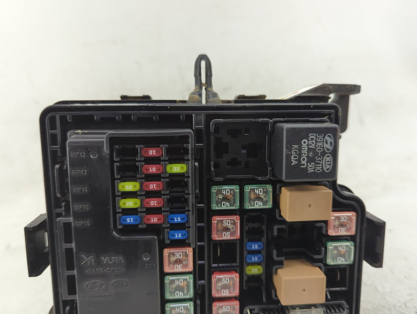 2016 Kia Soul Fusebox Fuse Box Panel Relay Module P/N:91950-B2070 Fits OEM Used Auto Parts - Oemusedautoparts1.com