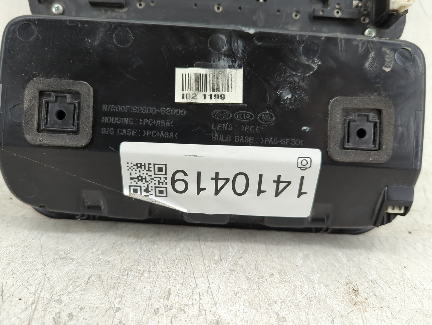 2016 Kia Soul Overhead Roof Console - Oemusedautoparts1.com