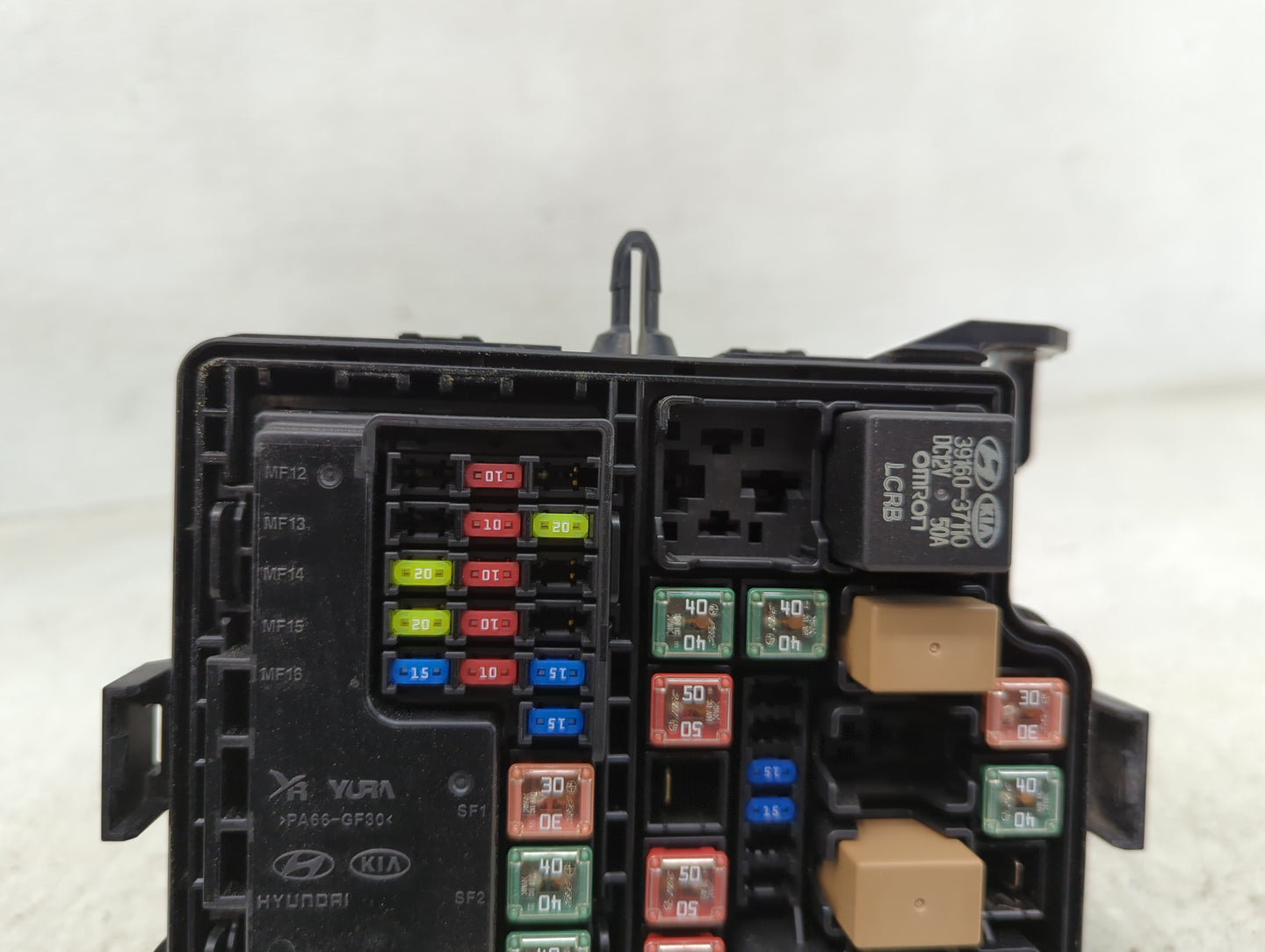 2016 Kia Soul Fusebox Fuse Box Panel Relay Module P/N:91950-B2070 Fits OEM Used Auto Parts - Oemusedautoparts1.com